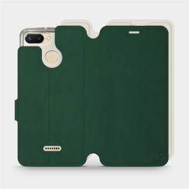Phone Case Xiaomi Redmi 6 - Design Green with Platinum