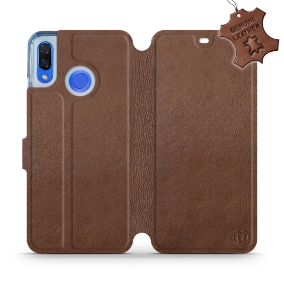 Hülle für Huawei Nova 3 - Farbe Brown Leather