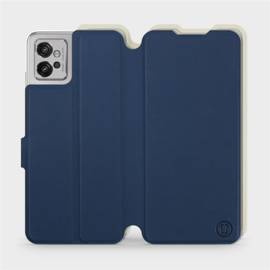 Phone Case Motorola Moto G32 - Design Navy with Platinum