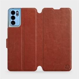 Etui do OPPO Reno 6 5G - wzór Brown&Orange