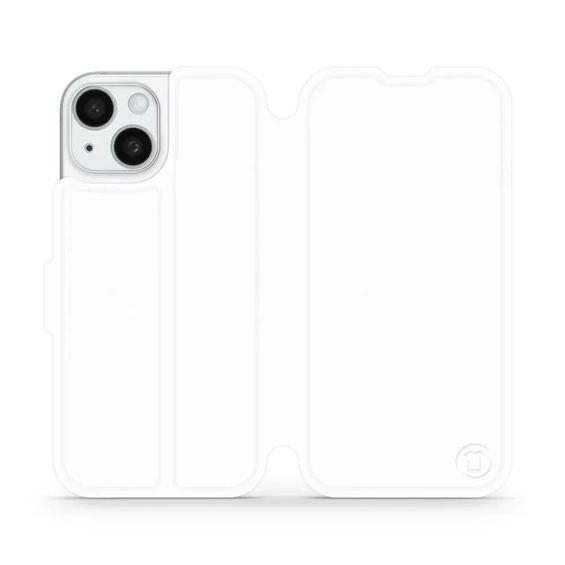 Phone Case Apple iPhone 15 - Design White&Orange