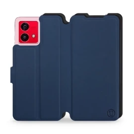 Phone Case Motorola Moto G84 - Design Navy with Black