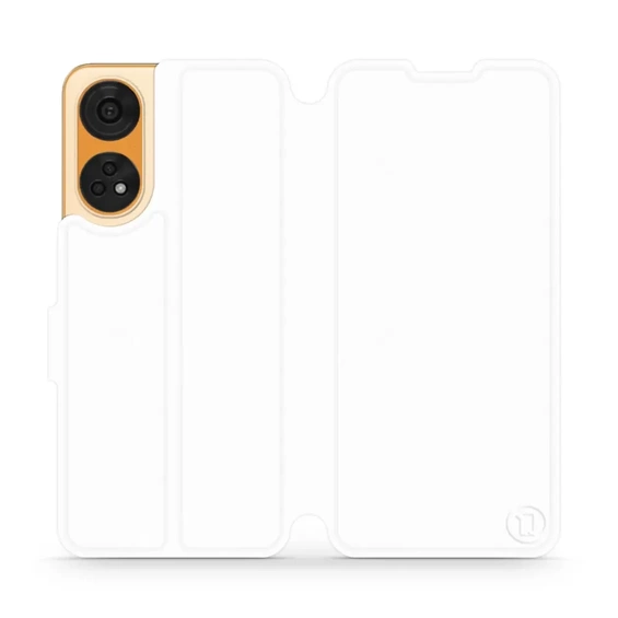 Phone Case OPPO Reno 8T 5G - Design White&Orange