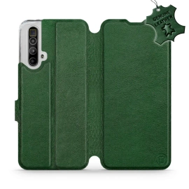 Phone Case Realme X3 SuperZoom - Design Green Leather