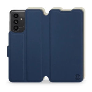 Phone Case Samsung Galaxy A13 5G - Design Navy with Platinum