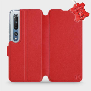Phone Case Xiaomi Mi 10 - Design Red Leather