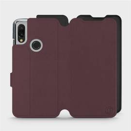 Phone Case Xiaomi Redmi 7 - Design Burgundy with Black