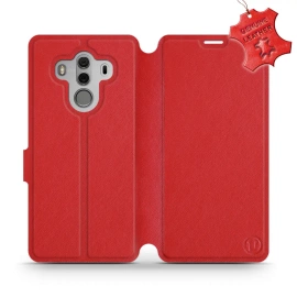 Phone Case Huawei Mate 10 Pro - Design Red Leather