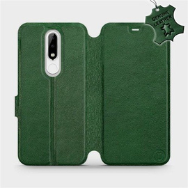 Hülle für Nokia 5.1 Plus - Farbe Green Leather