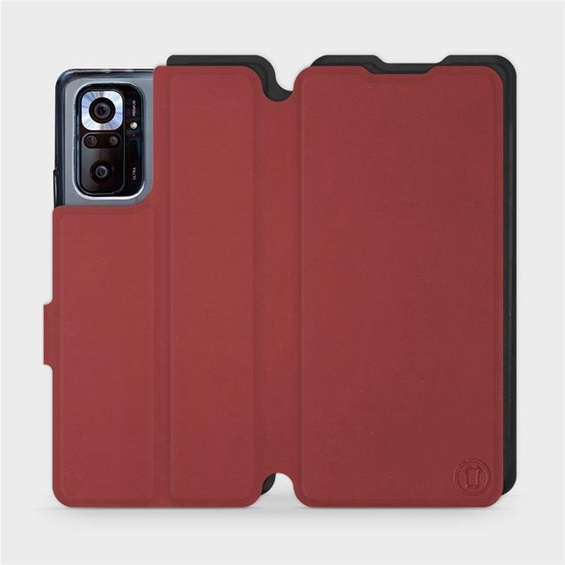 Etui Soft Touch do Xiaomi Redmi Note 10 Pro - wzór Zachodząca czerwień z czernią