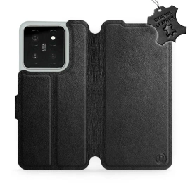 Phone Case Xiaomi 14 - Design Black Leather