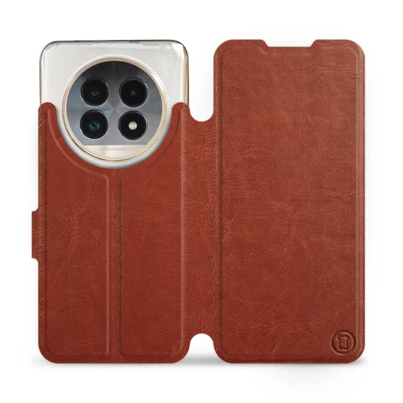 Phone Case Realme 13 Pro - Design Brown&Orange