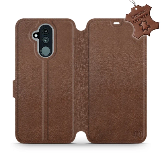 Phone Case Huawei Mate 20 Lite - Design Brown Leather