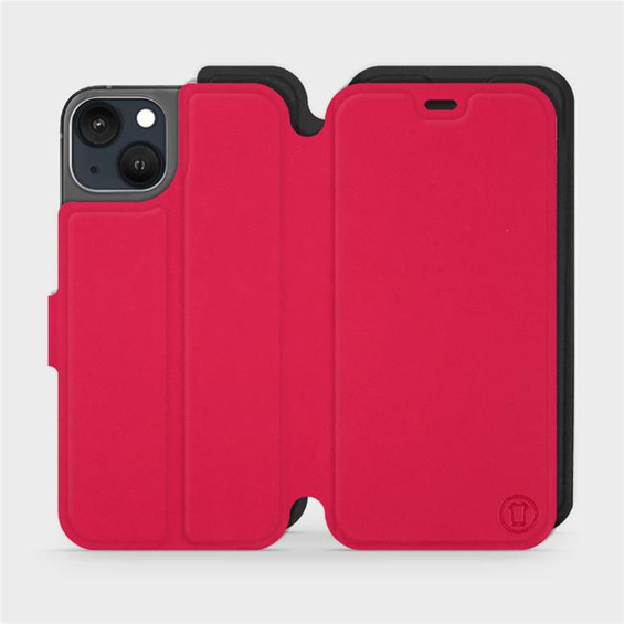 Etui Soft Touch do Apple iPhone 13 - wzór Żywa czerwień z czernią