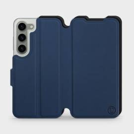 Etui Soft Touch do Samsung Galaxy S23 - wzór Głęboki granat z czernią