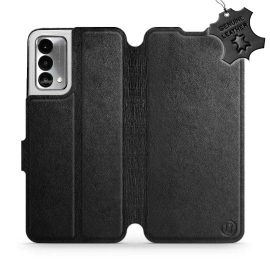 Phone Case Realme GT Master Edition - Design Black Leather