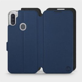 Phone Case Samsung Galaxy M11 - Design Navy with Black