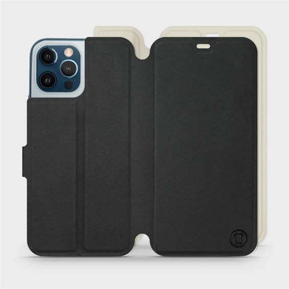 Phone Case Apple iPhone 12 Pro Max - Design Black with Platinum