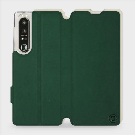 Phone Case Sony Xperia 1 III - Design Green with Platinum
