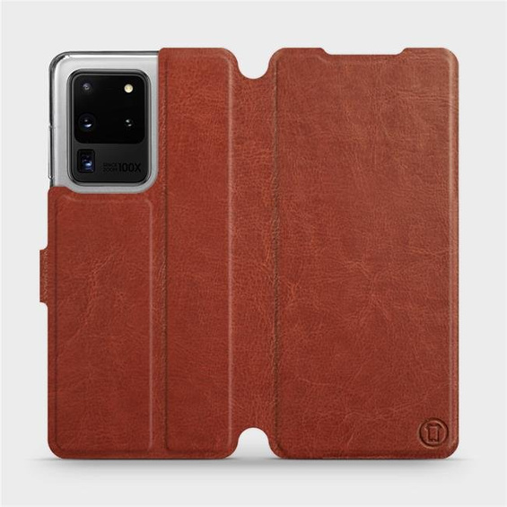 Etui do Samsung Galaxy S20 Ultra - wzór Brown&Orange