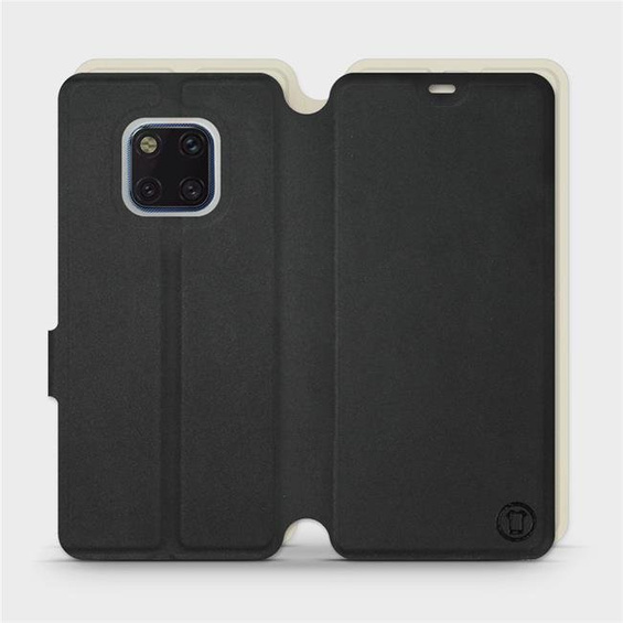 Phone Case Huawei Mate 20 Pro - Design Black with Platinum