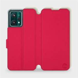 Etui Soft Touch do Realme 9 Pro Plus - wzór Żywa czerwień z platyną