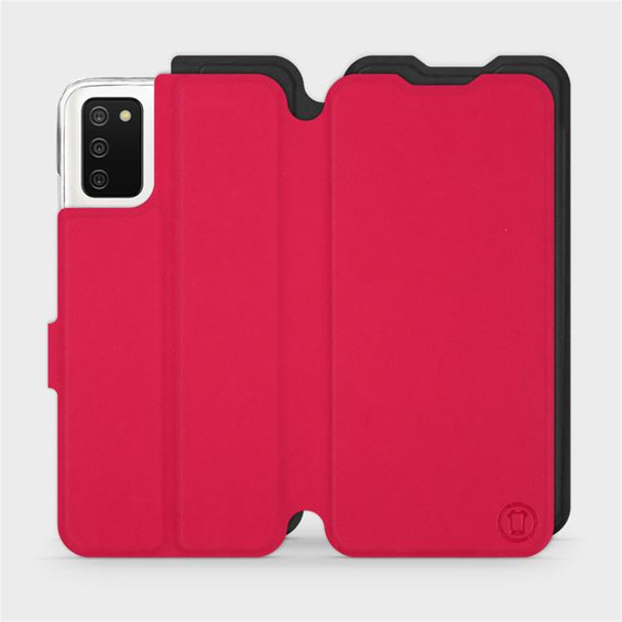 Phone Case Samsung Galaxy A03S - Design Red with Black