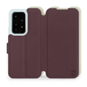 Phone Case Huawei Honor 200 Lite - Design Burgundy with Platinum