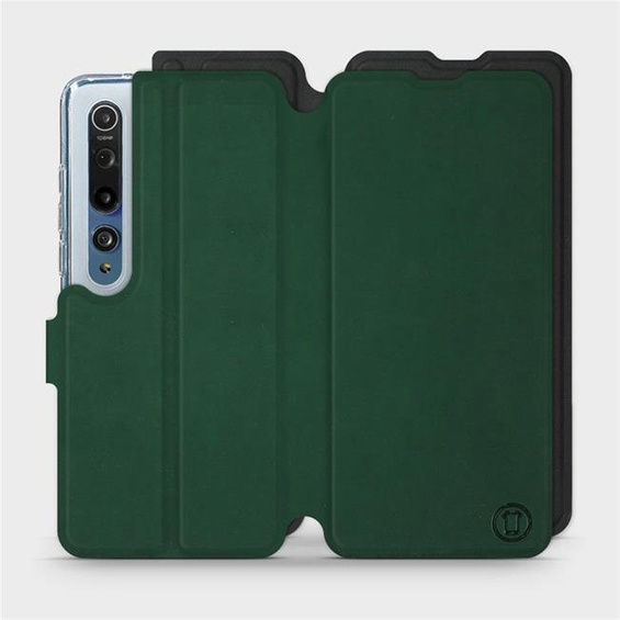 Etui Soft Touch do Xiaomi Mi 10 - wzór Miejska zieleń z czernią