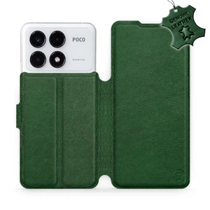 Phone Case Xiaomi POCO F6 Pro - Design Green Leather