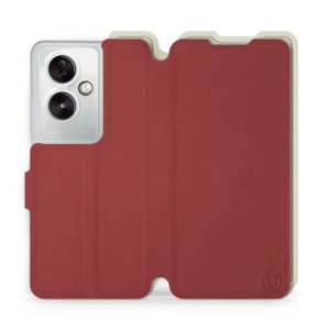 Phone Case OPPO A79 5G - Design Dark Red with Platinum
