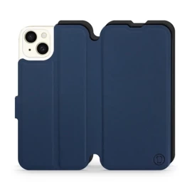 Phone Case Apple iPhone 15 Plus - Design Navy with Black