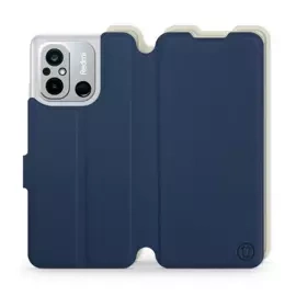 Phone Case Xiaomi Redmi 12C - Design Navy with Platinum