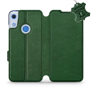 Phone Case Huawei Y6S - Design Green Leather