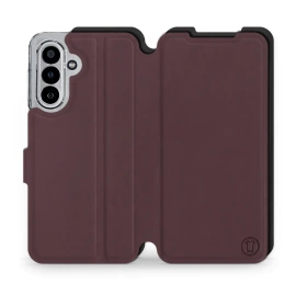 Phone Case Samsung Galaxy A17 5G - Design Burgundy with Black