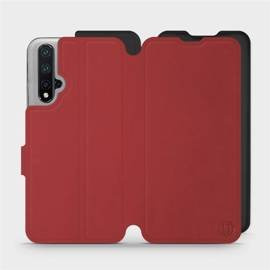 Phone Case Huawei Honor 20 - Design Dark Red with Black
