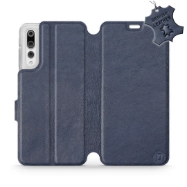 Phone Case Huawei P20 Pro - Design Blue Leather
