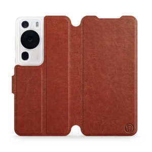 Phone Case Huawei P60 Pro - Design Brown&Orange