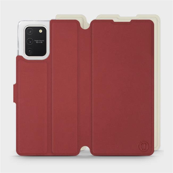 Phone Case Samsung Galaxy S10 Lite - Design Dark Red with Platinum