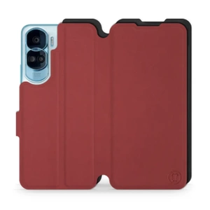 Phone Case Huawei Honor 90 Lite - Design Dark Red with Black