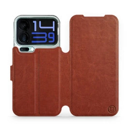 Phone Case Xiaomi 17 Pro Max - Design Brown&Orange