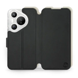 Phone Case Huawei Pura 70 - Design Black with Platinum