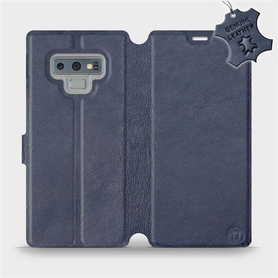 Hülle für Samsung Galaxy Note 9 - Farbe Blue Leather