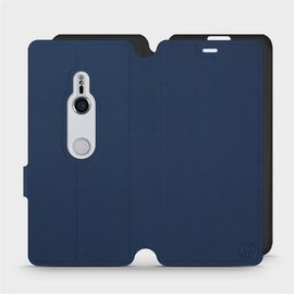 Phone Case Sony Xperia XZ3 - Design Navy with Black
