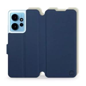 Phone Case Xiaomi Redmi Note 12 4G - Design Navy with Platinum