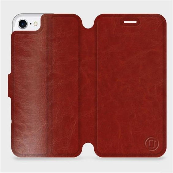 Hülle für Apple iPhone 8 - Farbe Brown&Orange