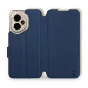 Hülle für Huawei Honor 400 - Farbe Marineblau mit Platin