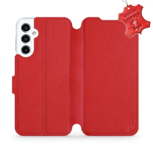 Phone Case Samsung Galaxy M34 5G - Design Red Leather