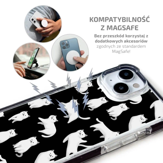 Etui MagSafe Elite Bumper Apple iPhone 15 Pro Max - wzór D163D