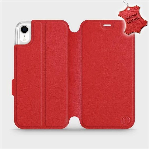 Phone Case Apple iPhone XR - Design Red Leather
